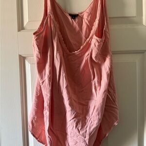 Torrid Pink Camisole with Lace Trim